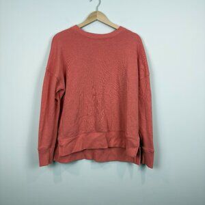 Time and Tru Women's Crewneck Sweatshirt with Long Sleeves, Size M